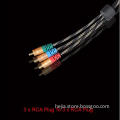 Colorful RCA Cables/AV Cables(HJ-RCA-006)